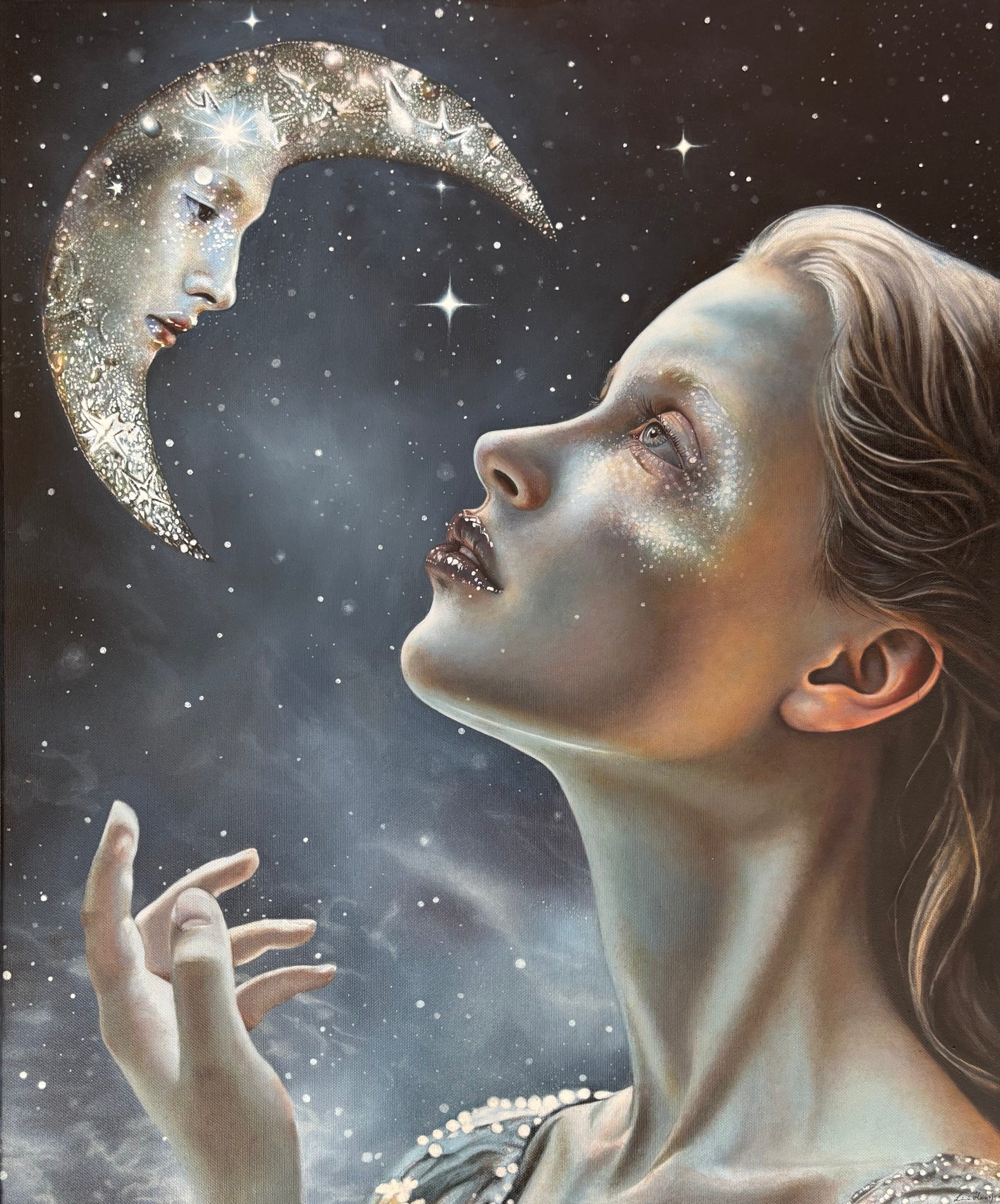 ”In the realm of dreams” - Oil painting