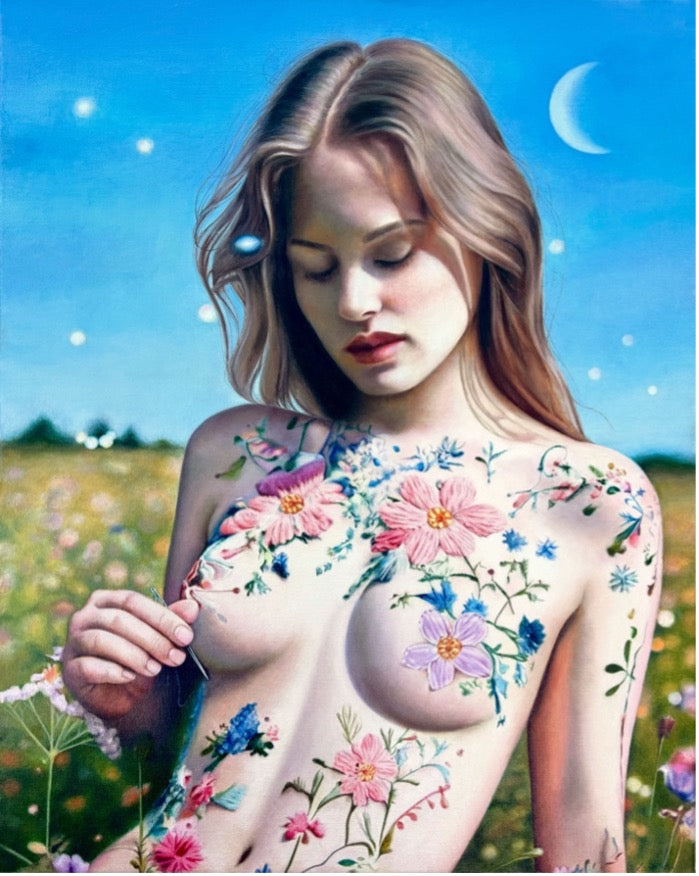 ”Before summer fades” - Oil painting