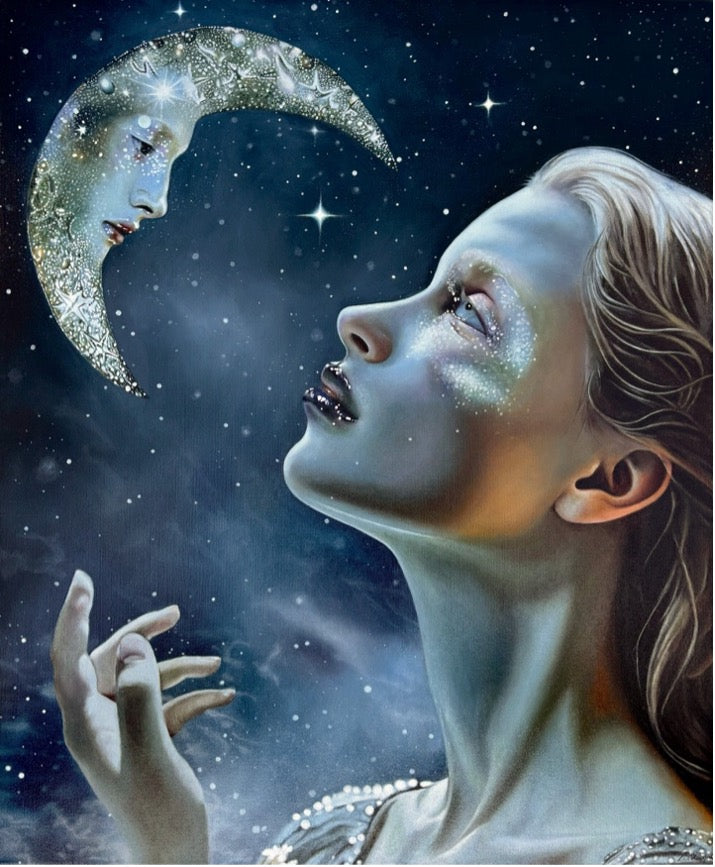 ”In the realm of dreams” - Oil painting