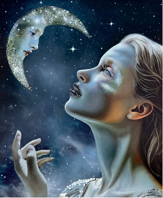 ”In the realm of dreams” - Oil painting