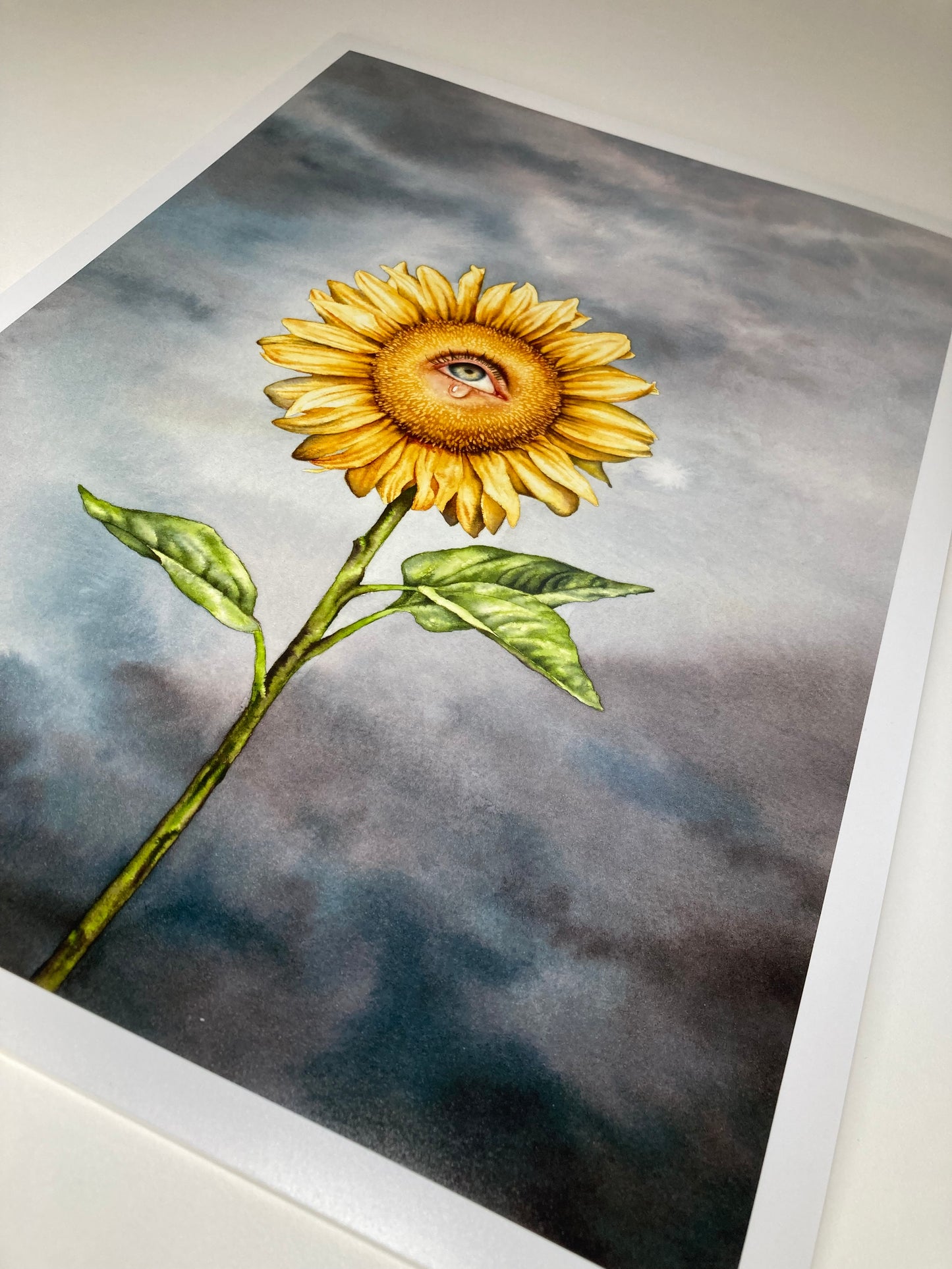 "Sunflower", Watercolour (print)